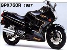 Thumbnail 1987 Kawasaki GPX750R (Zx750-F1) Motorcycle Service Manual